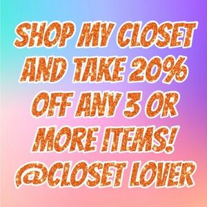 Shop My Closet and Save!! 😍😍😍😍😍